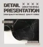 Stone Texture Diatomite Bath Mat Fast-Drying Water-Absorbent Rug for Bathroom Home Use
