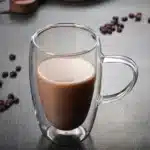 2PC Double Wall Glass Cup Heat Insulation Transparent Handmade Tea Drink Cups MINI Whisky glasses Coffee Mug with handle
