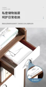 78 Inch Extra Long Desk, Double Desk with 2 Drawers, Two Person Desk Long Computer Desk with Storage Shelves, Writing Table