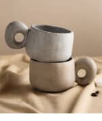 300/600ml Japanese Stoneware Retro Coffee Mug Breakfast Milk Oatmeal Cups Office Couple Water Mug Design Style Mug Birthday
