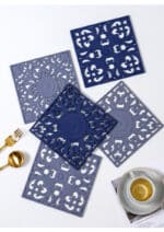 3pcs Silicone Placemats Square Heat Resistant Mats Placemat Kitchen Tableware Mat Hot Pots and Pans Coaster Kitchen