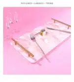 European Style Ceramic Double Layered Tray Fruit And Candy Plate Afternoon Tea Cake Stand Three Tier Dessert Holder Serving