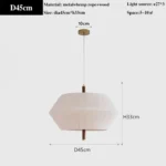 Wabi Sabi Hemp Rope Rattan Led Pendant Light For Living Room Dining Room Bar Hotel Wood Chandelier Hanging Lamp Fixture