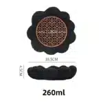 Black Cement Tableware Dinner Plate stone Sashimi sushi Disc Dry Ice Tray Plate Dessert Plates Dim Sum Dish Steak Plates