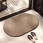 Bathroom Carpet Non-slip Strong Absorbent Floor Mats Home Decor Beige Stripes Bath Mat Toilet Entrance Area Rug Alfombra De