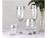 Luxury Wine Crystal Glasses Transparent Champagne Brandy Whisky Glass Cup Home Unleaded Bar Wedding Party Drinkware Barware