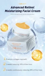 AUQUEST Retinol Wrinkle Face Cream Anti-Aging Smooth Fine Lines Facial Moisturizer Whitening Lift Firm Skin Care Beauty