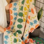 Kawaii Japanese Pure Cotton Towels Cute Vegetable Absorbent Towel Thick Soft Face Skin-friendly Bath Towel for Kids &