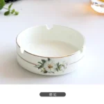 Bone China Dinnerware, Household Ceramic Rice Bowl, Deep Dishes, Soup Pots, Steak Flat Plate, Delicate Floral Tableware