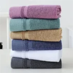 Soft Square Hand Towels 100% Cotton Small Face Towel Pure Absorbent Child Washcloth 34x34cm for Face Wash And Facial Care