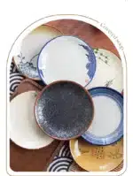 Beauty Ceramic Dinner Plate Flower Bird Japanese Pan Table Decoration Cute Bread Dessert Plates Sushi Dishes Tea Trays for