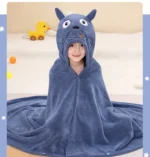 Baby Bath Towels Absorbent Soft Baby Shower Towel Large Blankets Children Bathrobe Boys Girls Bath Robe Kids Hooded Poncho