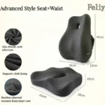 Memory Foam Office Chair Cushion Car Seat Support Pads Buttocks Pillow Massage Hips Orthopedic Pillow Coccyx Pain Relief