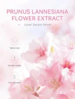 Sakura Whitening Face Serum Anti Aging Fade Fine Lines Tighten Pores Improve Melanin Pigment Dull Moisturizer Brighten Skin