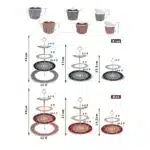 European Geometric Pattern Ceramic Dinner Plate Restaurant Hotel Tableware Bone China Dishes Steak Pasta Plate Kitchen