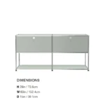 Module Modular DIY Furniture Sideboard Customized Size  Cabinet Stainless Steel Tv Stand Living Room - Image 15