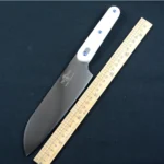 TWOSUN Chef knife 12.6 Inches 14C28N Blade White PP Plastic Handle Utility Kitchen Knives TS863