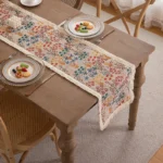 New Jacquard Polyester Bed Tail Cover Table Runner  American-style Fringed Color-woven Coffee Table TV Cabinet Cover Cloth - Image 9