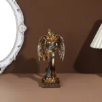 Resin Ornaments Blinded Greek Goddess Fortune Figurine Goddess of Good Fortune and Wealth Sculpture Home Office Decor
