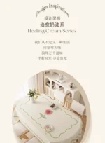 Oval dining tablecloth, washable waterproof oil-proof heat-resistant new luxury table cover for living room tea table – top