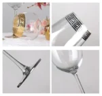 Luxury Wine Crystal Glasses Transparent Champagne Brandy Whisky Glass Cup Home Unleaded Bar Wedding Party Drinkware Barware