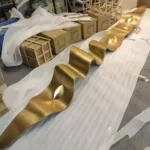 Designer Golden Angel Eyes Chandelier Handmade Metal LED Pendant Lamp Dimmable Luxury Lighting for High-End Residential