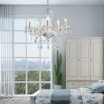 Luxury Chandeliers Europe Crystal Chandelier Decor Loft Living Room Home Bedroom Kitchen Pendant Lamps Indoor Lighting