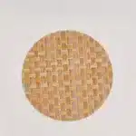 Waterproof Round Anti-slip Heat Resistant Woven Coasters Placemat Hot Drink Coffee Tea Wine Mug Cup Pad Mats – angled view