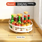 Rotatable Kitchen Storage Rack kitchen Accessories Spice Storage Rack Clean Storage 360 Degrees Rotatable Organizer