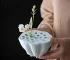1pc Lotus Ceramic Vase Flower Pot Planter Water Pot Buddhist Mood Tea Set Waterproof Floral Arranging Pot for Home Office