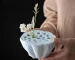 1pc Lotus Ceramic Vase Flower Pot Planter Water Pot Buddhist Mood Tea Set Waterproof Floral Arranging Pot for Home Office
