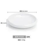 Melamine Imitation Porcelain Small Plate Korean Disc Restaurant Tableware Creative Small Bowl – close-up detail
