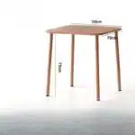 Outdoor Metal Dining Table – Simple Waterproof Table for Patio & Garden