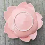 GIEMZA Ceramic Dinner Plates 3pcs Pink Flower White Floral Dish Dinnerware Sets Platos De Ceramica Porcelain Plate Stoneware