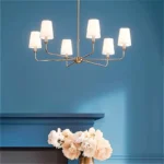 American Style LED Pendant Lamp Modern Minimalist Chandelier Kitchen Island Restaurant Bar Living Room Home Decor Factory
