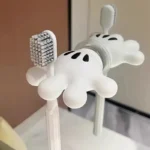 Toothbrush Holder Mickey Palm Cute Bathroom Towel Suction Cup Multi-Function Hook Traceless Hook Data Cable Winder – styled