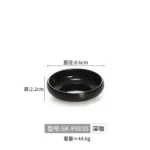Melamine Imitation Porcelain Small Plate Korean Disc Restaurant Tableware Creative Small Bowl – base detail