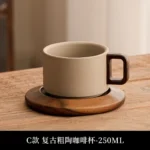 250ML European Style Porcelain Coffee Mug Creative Breakfast Milk Mug Exquisite Afternoon Tea Flower Tea Coffee Latte Cup