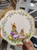 German Weibao Christmas tableware flat plate round cake mug teapot coffee cup soup salad