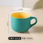 700ml Coffee Mug Ceramic Breakfast Oatmeal Milk Tea Cup Large Capacity Instant Noodles Bowl Novelty Gifts Best for Your
