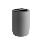Nordic Ceramic Bathroom Lotion Bottle Press Hand Sanitizer Bottle Mouthwash Cup Toothbrush Holder Black Liquid Soap