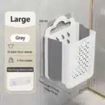 Foldable Laundry Basket Modern Foldable Laundry Basket Plastic Wall-mounted Storage Bin For Clothes Balcony Storage
