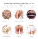 Whitening Cream For Dark Skin Underarm Bleaching Armpit Lightening And Intimate Area Woman Moisturizer Korean Skin Care
