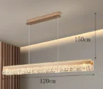 Nordic home decoration crystal chandelier restaurant chandelier chandelier ceiling lamp villa chandelier indoor lighting