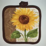 5Pcs/Pack 16.5x16.5cm Square Sewing Cotton Heat Resistant Potholder Pot Holder Pads Table Placemat Kitchen Baking Tool