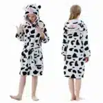 Blue Dinosaur Bath Robe for Boys 3 4 5 6 7 8 9 10 11 12 Years Shark Kids Bath Towel Robe Kigurumi Winter Baby Girls Bathrobe