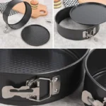 18/20/22/24/26/28 CM Pan Carbon Steel Baking Mold Bakeware Non Stick Spring Form Round Cake Baking Pan Cake Tool Kitchen Gadget - Image 6
