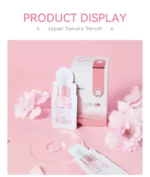 Sakura Whitening Face Serum Anti Aging Fade Fine Lines Tighten Pores Improve Melanin Pigment Dull Moisturizer Brighten Skin