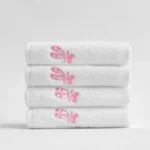1Pc 30x30cm Square 100% Cotton Cartoon Animal Embroidered Super Soft Bathroom Children Kids Hand Face Towel - Image 9