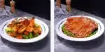 Big Dinner Dessert Plate with Lid Salad Plate Dinnerware seafood lobster Serving Dish Round Plate with Dome Cover Steak tray